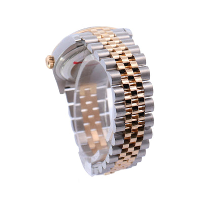 Rolex Datejust Two-Tone Stainless Steel & Yellow Gold 36mm Black Stick Dial Watch Reference# 116233 - Happy Jewelers Fine Jewelry Lifetime Warranty