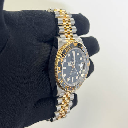 Rolex GMT-Master II 40mm Black Dial Watch Ref# 126713GRNR