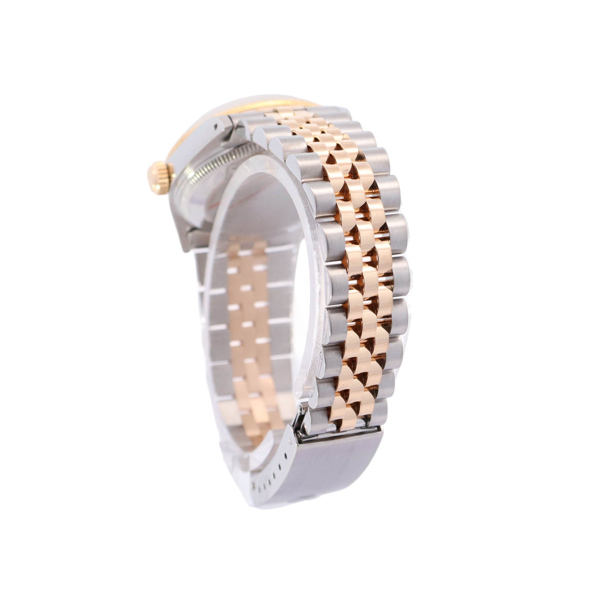 Rolex Datejust Two Tone Yellow Gold & Steel 31mm Ivory Arabic Jubilee Dial Watch Reference #: 68273 - Happy Jewelers Fine Jewelry Lifetime Warranty