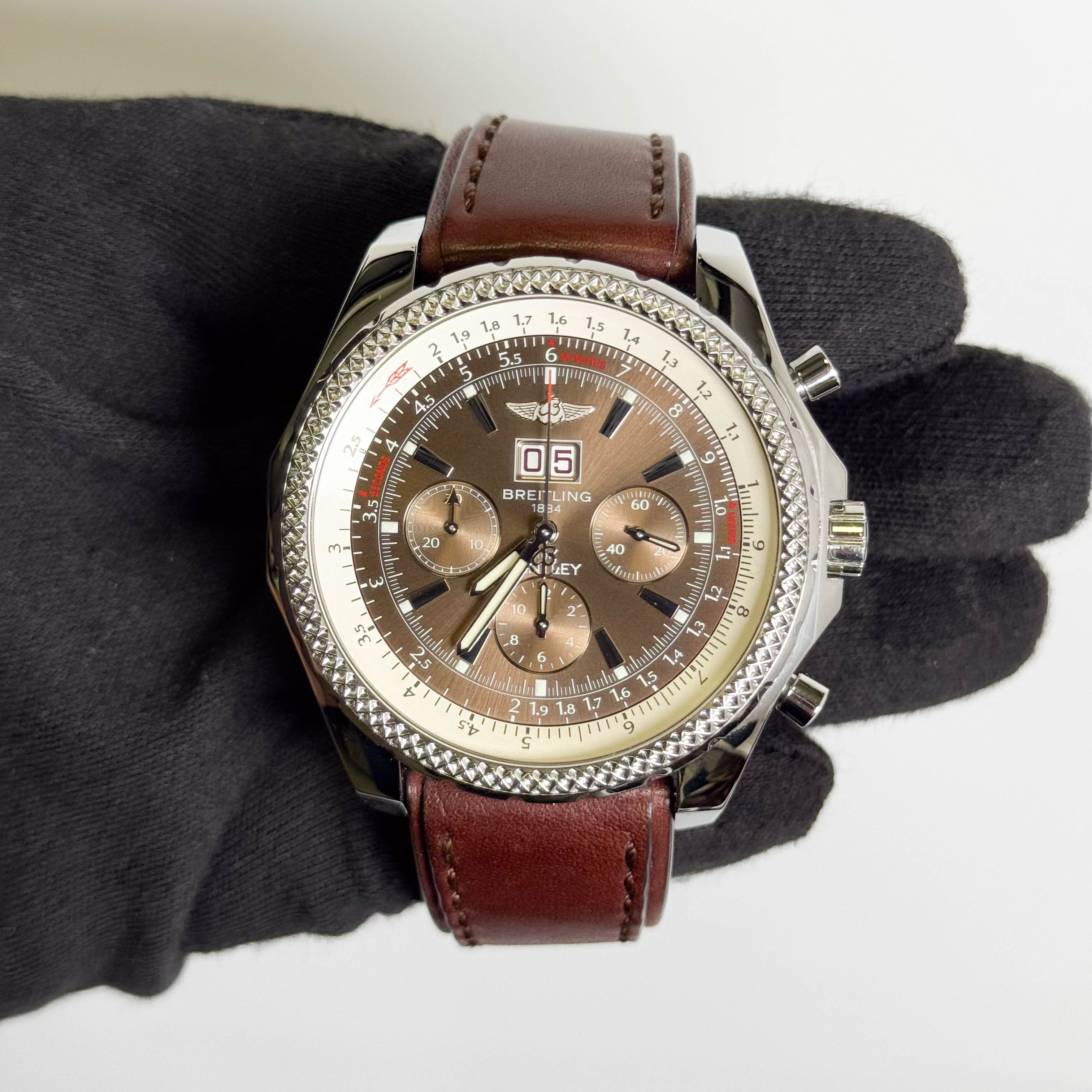 Breitling Bentley 49mm Brown Dial Watch Ref# A4436212/Q504