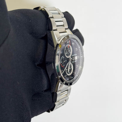 Tag Heuer Carrera 43mm Black Dial Watch Ref# CAR2A10-BA0799 - Happy Jewelers Fine Jewelry Lifetime Warranty