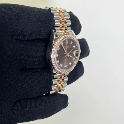 Rolex Datejust 31mm Chocolate Dial Watch Ref# 278381RBR - Happy Jewelers Fine Jewelry Lifetime Warranty