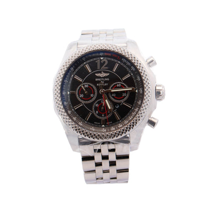 Breitling Bentley Stainless Steel 48mm Black Roman & Stick Dial Watch Reference# A25362 - Happy Jewelers Fine Jewelry Lifetime Warranty