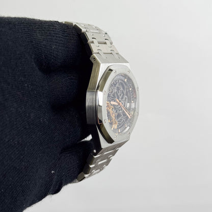 Audemars Piguet Royal Oak 41mm Skeleton Dial Watch Ref# 15407ST.OO.1220ST.01