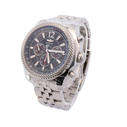 Breitling Bentley Stainless Steel 48mm Black Roman & Stick Dial Watch Reference# A25362 - Happy Jewelers Fine Jewelry Lifetime Warranty