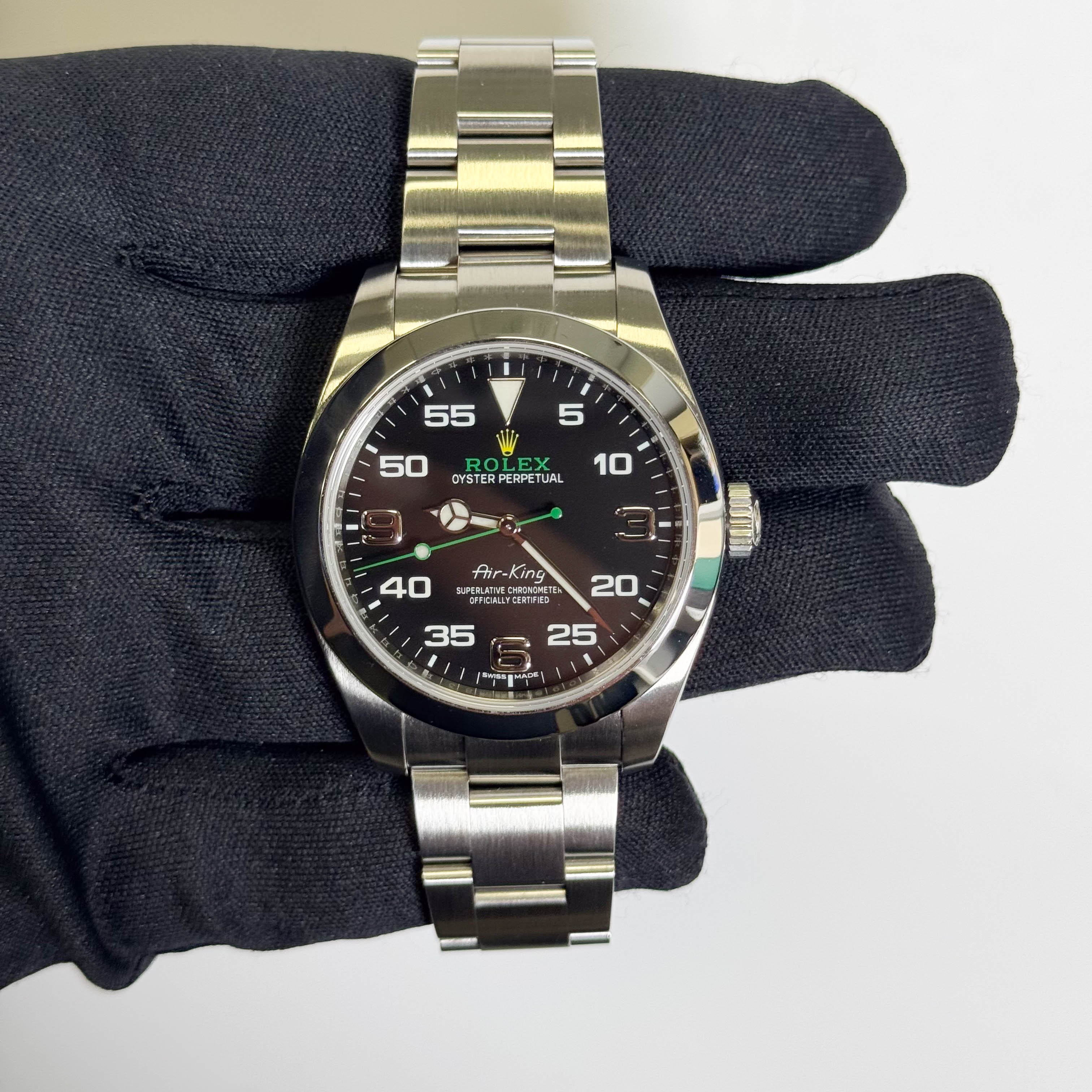 Rolex Air King 40mm Silver Black main image 0