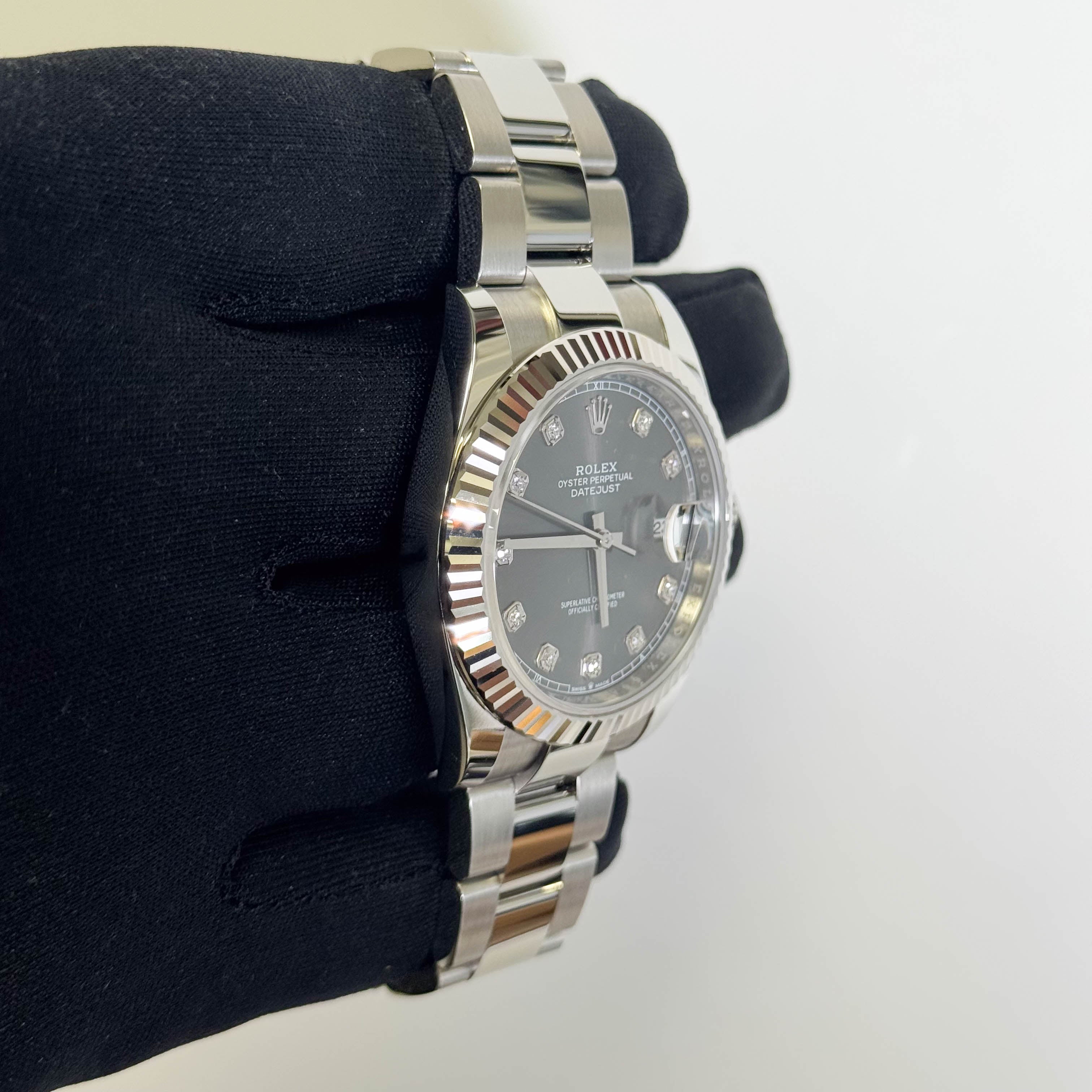 Rolex Datejust 41mm Rhodium Dial Watch Ref# 126334 - Happy Jewelers Fine Jewelry Lifetime Warranty