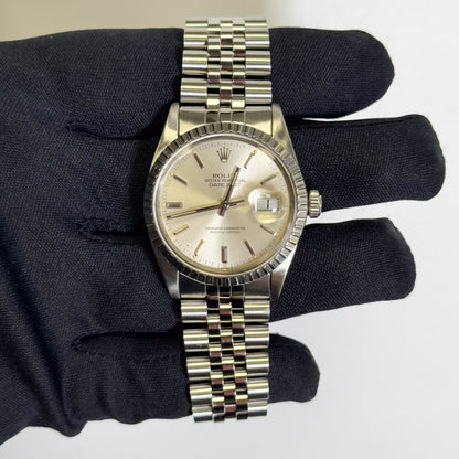 Rolex Datejust 36mm Silver Dial Watch Ref# 16030 - Happy Jewelers Fine Jewelry Lifetime Warranty