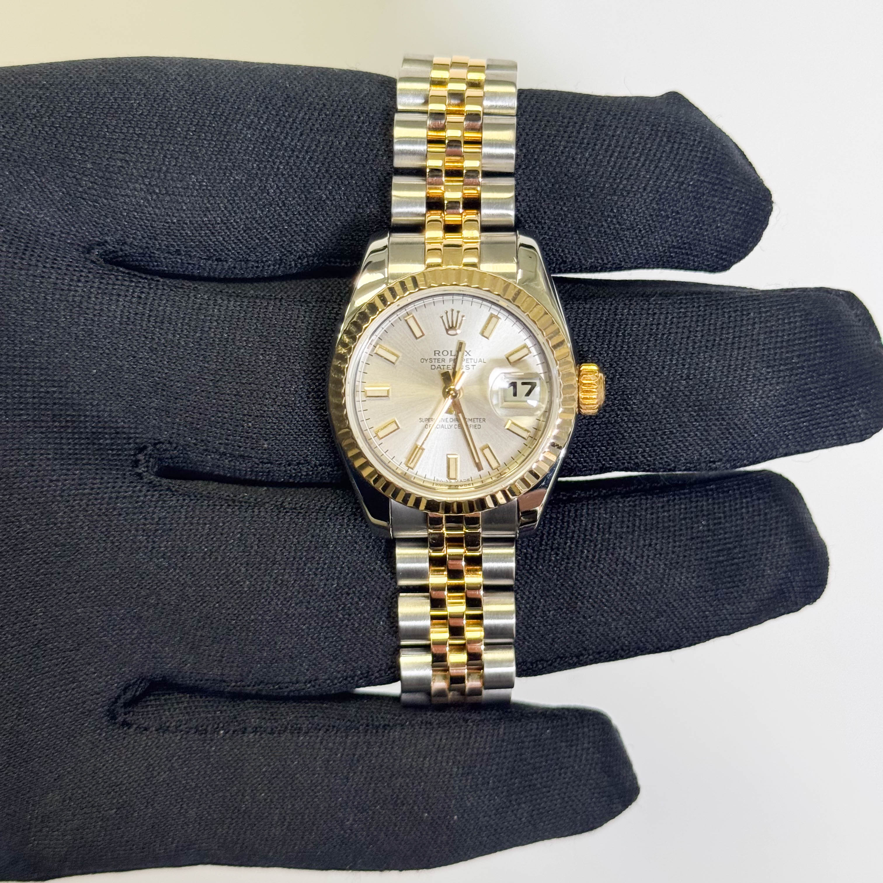 Rolex Datejust 26mm Silver Dial Watch Ref# 179173 - Happy Jewelers Fine Jewelry Lifetime Warranty