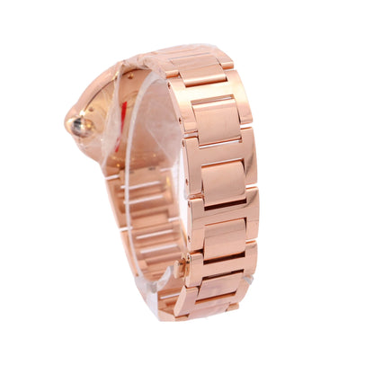 Cartier Ballon Blue Rose Gold 40mm White Roman Dial Watch Reference# WGBB0039 - Happy Jewelers Fine Jewelry Lifetime Warranty