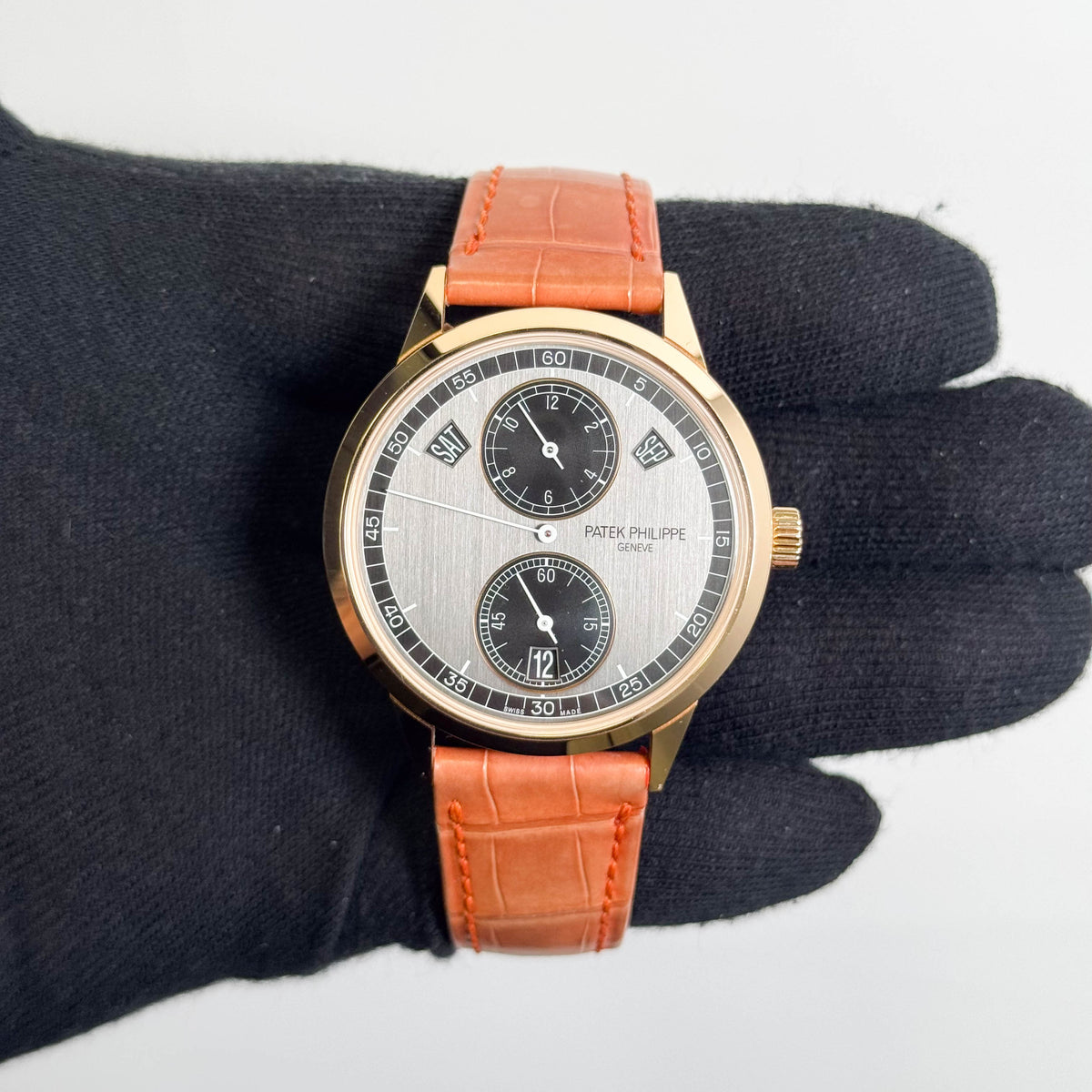 Patek Philippe Annual Calendar Regulator 40.5mm Grey Dial Watch Ref# 5235/50R-001
