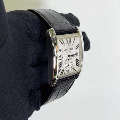Cartier Tank MC Large 44mm Silver Dial Watch Ref: # W5330003