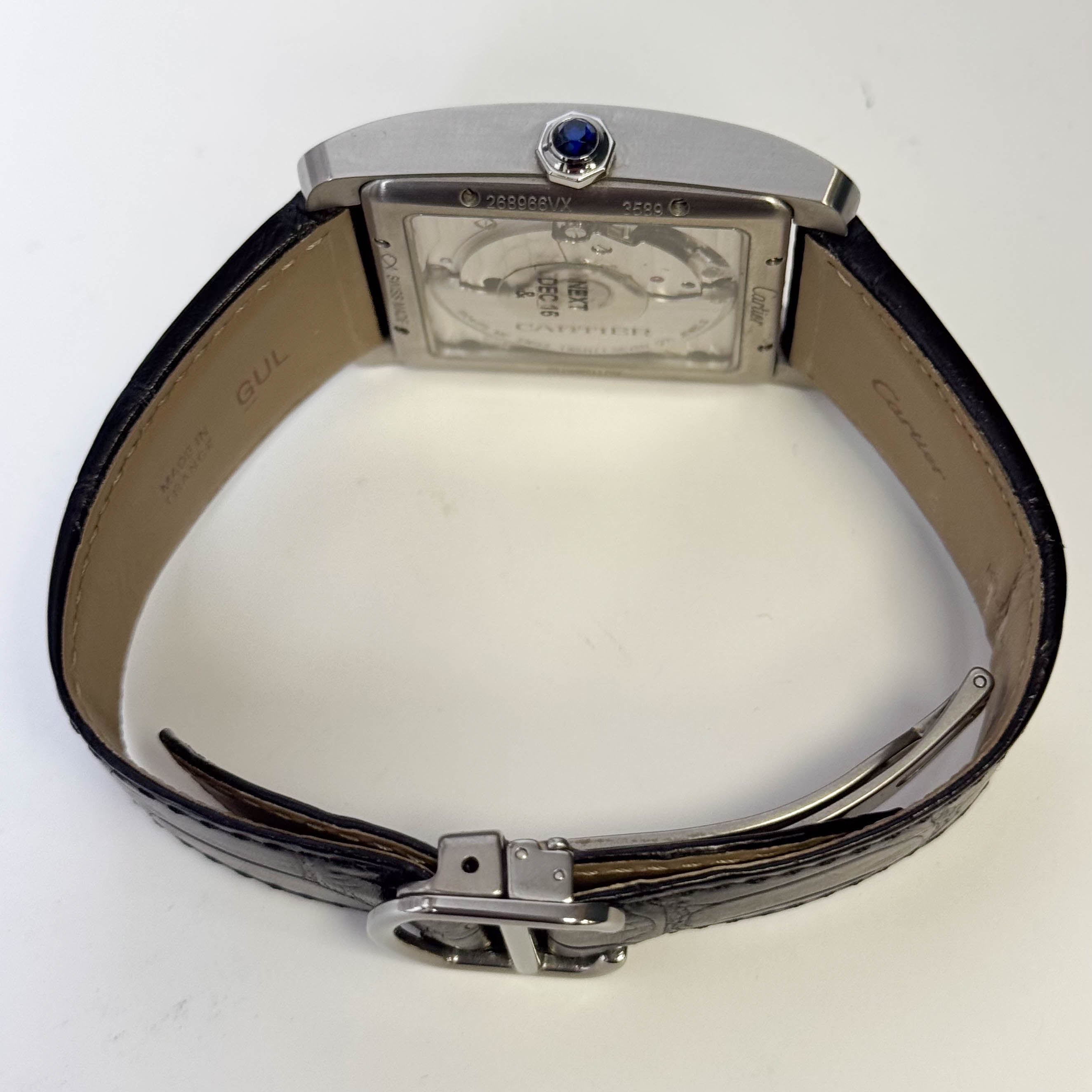 Cartier Tank MC Large 44mm Silver Dial Watch Ref: # W5330003