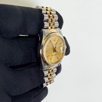 Rolex Datejust 31mm Champagne Dial Watch Ref# 68273 - Happy Jewelers Fine Jewelry Lifetime Warranty