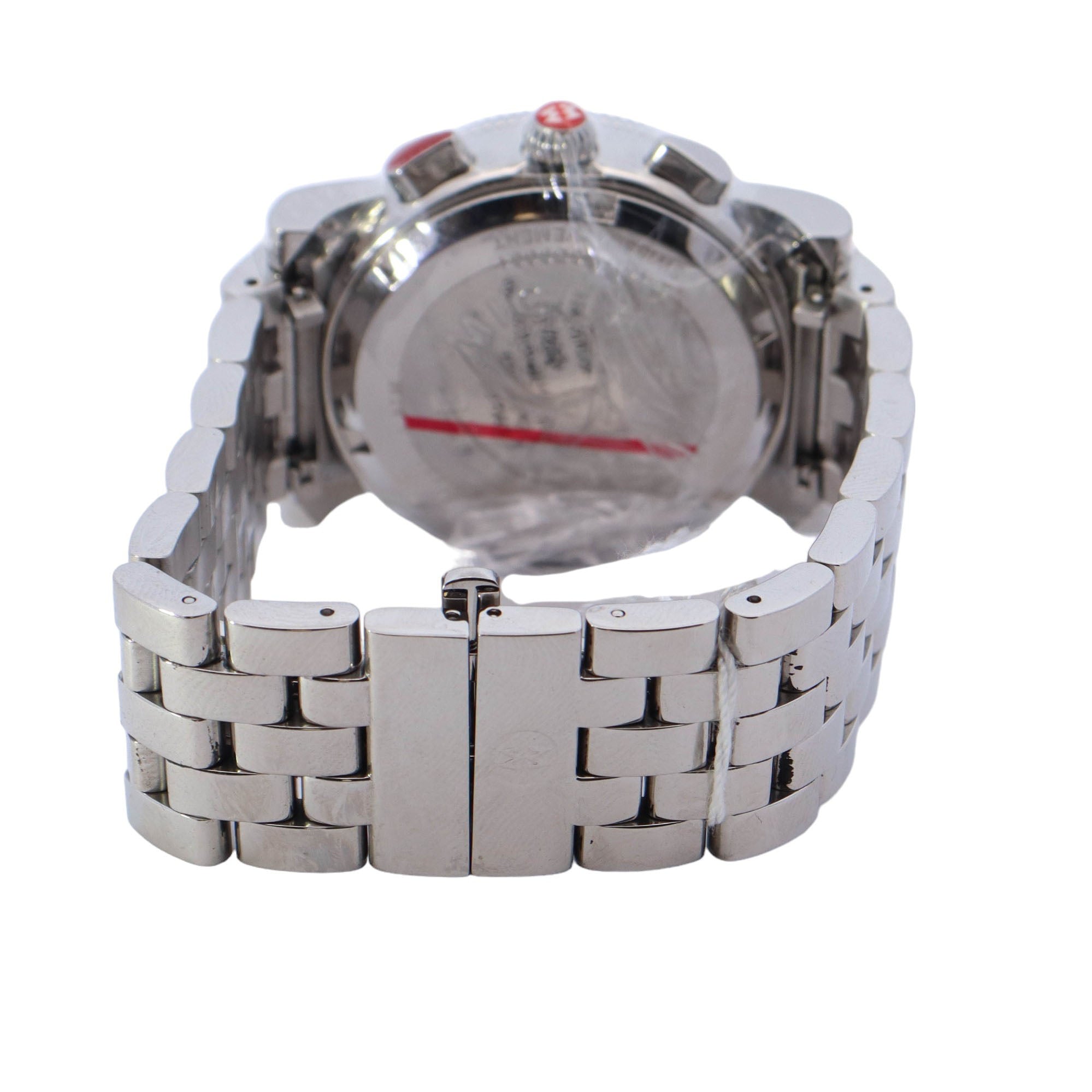 Michele Sport Sail Chronograph Stainless Steel 38mm White Chronograph Dial Watch Reference# MW01C00D9001 - Happy Jewelers Fine Jewelry Lifetime Warranty