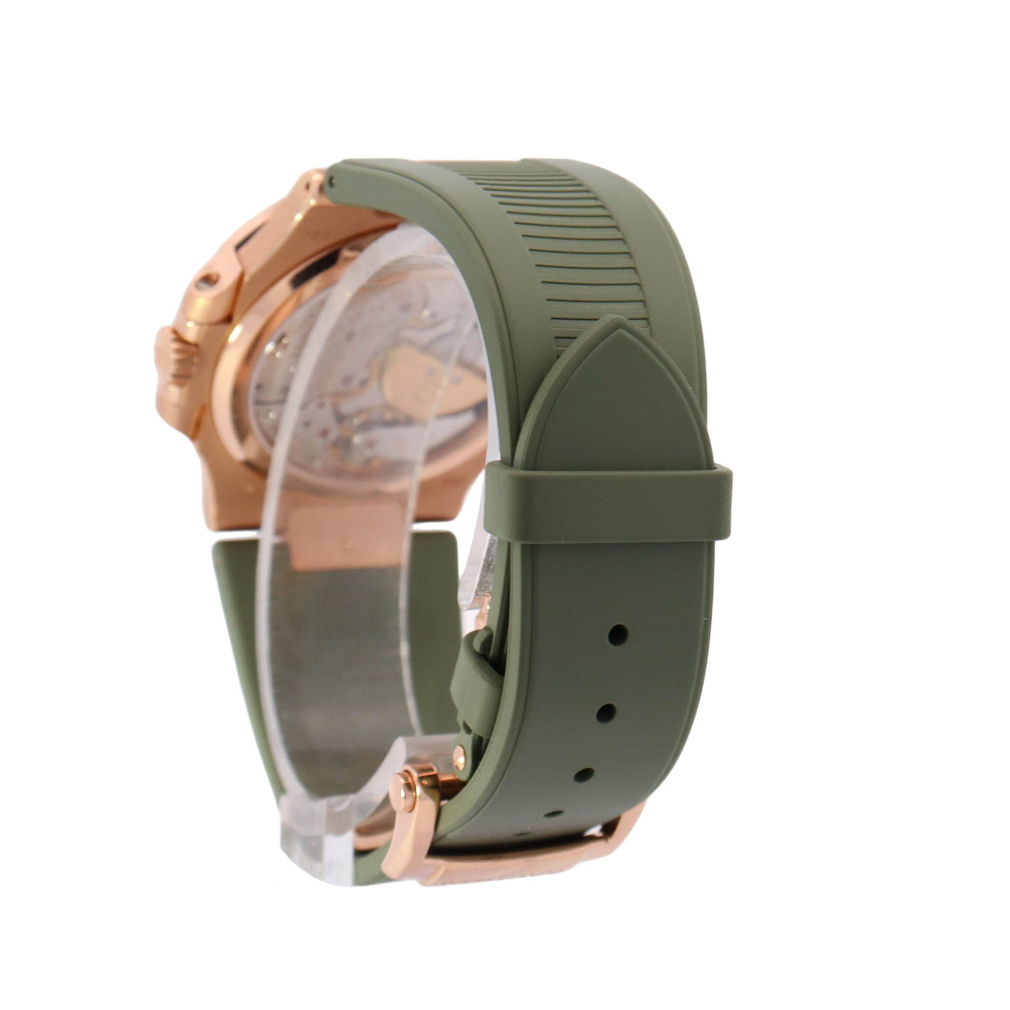 Patek Philippe Rose Gold 40.8mm Grey Stick Dial Watch Reference# 5712R/-001 - Happy Jewelers Fine Jewelry Lifetime Warranty