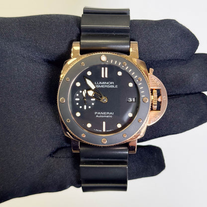 Panerai Luminor 42mm Black Dial Watch Ref# PAM00684 - Happy Jewelers Fine Jewelry Lifetime Warranty