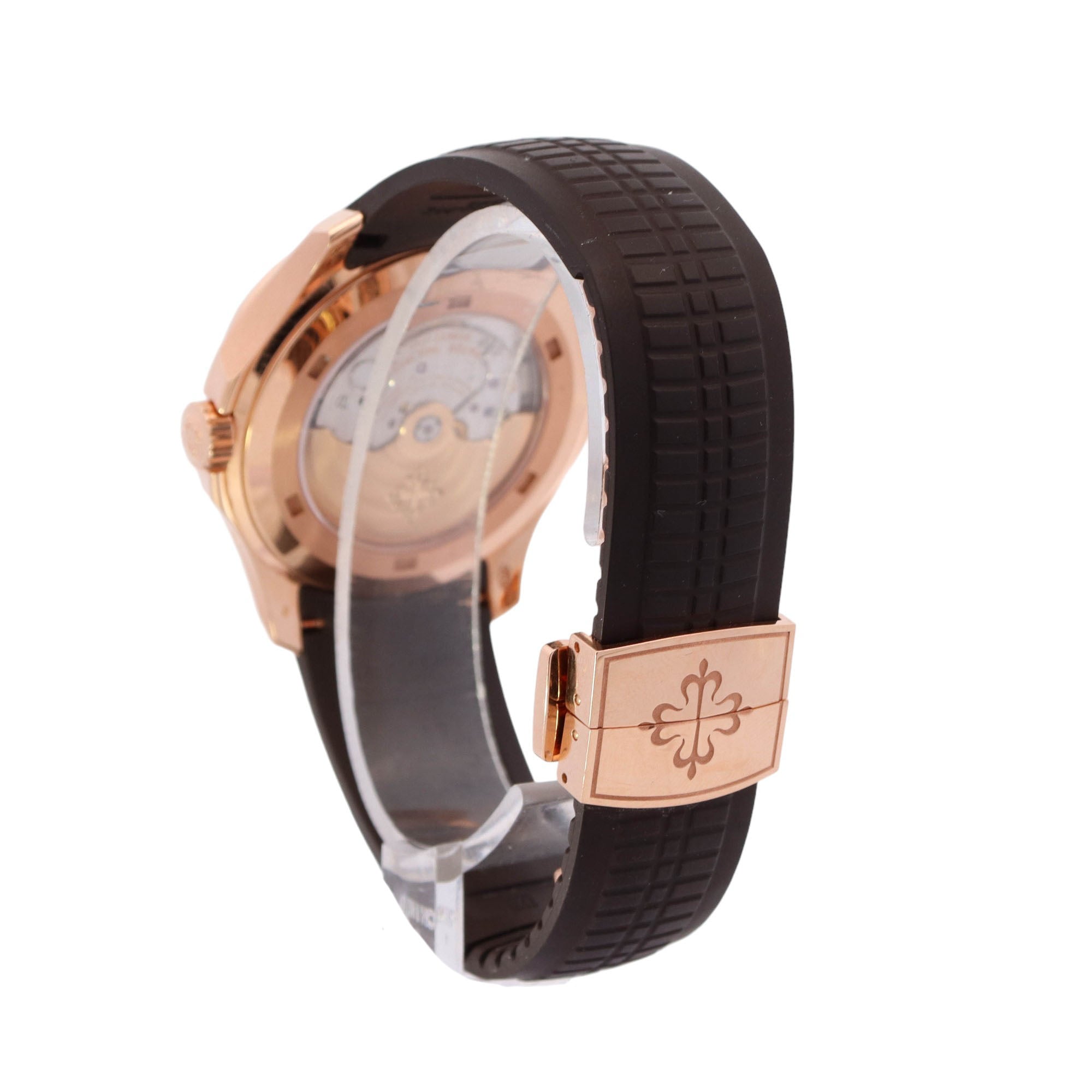 Patek Philippe Aquanat Rose Gold 40.8mm Brown Arabic Dial Watch Reference# 5164R-001 - Happy Jewelers Fine Jewelry Lifetime Warranty