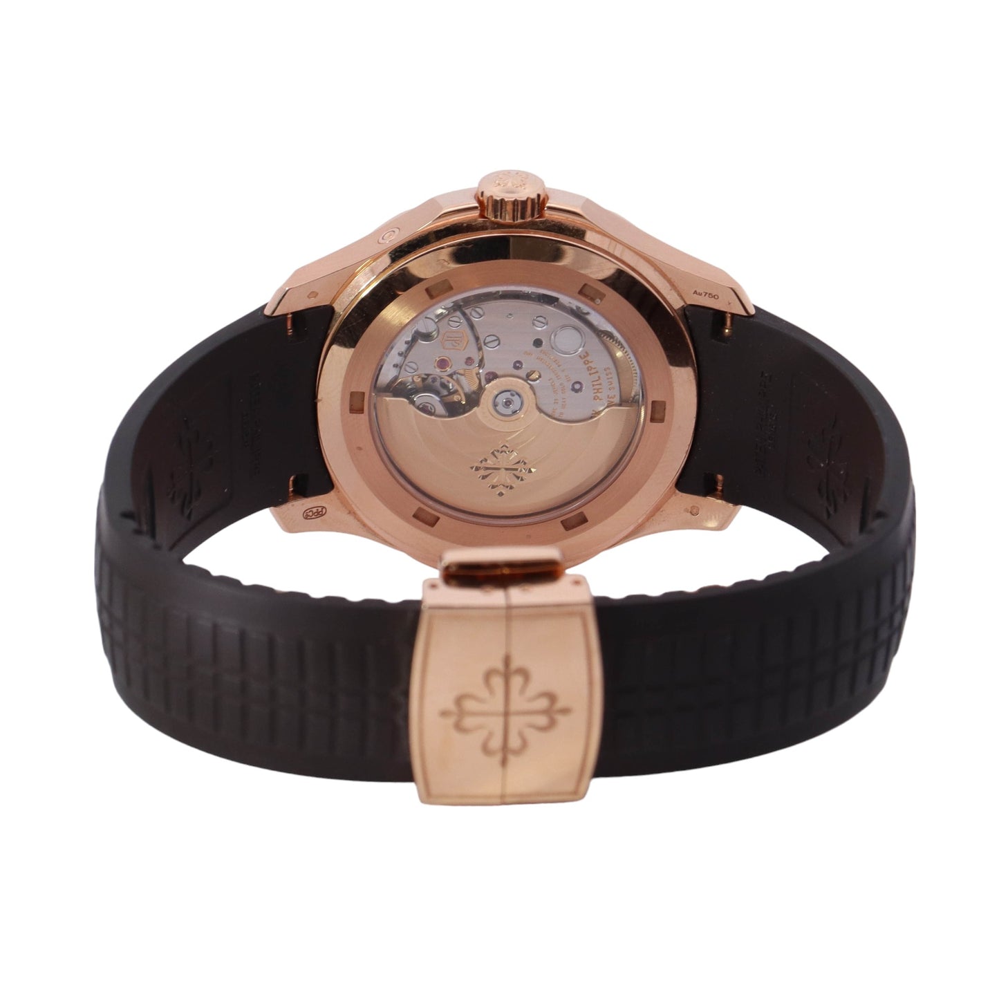 Patek Philippe Aquanat Rose Gold 40.8mm Brown Arabic Dial Watch Reference# 5164R-001 - Happy Jewelers Fine Jewelry Lifetime Warranty