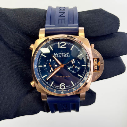 Panerai Luminor 44mm Black Dial Watch Ref# PAM01111 - Happy Jewelers Fine Jewelry Lifetime Warranty