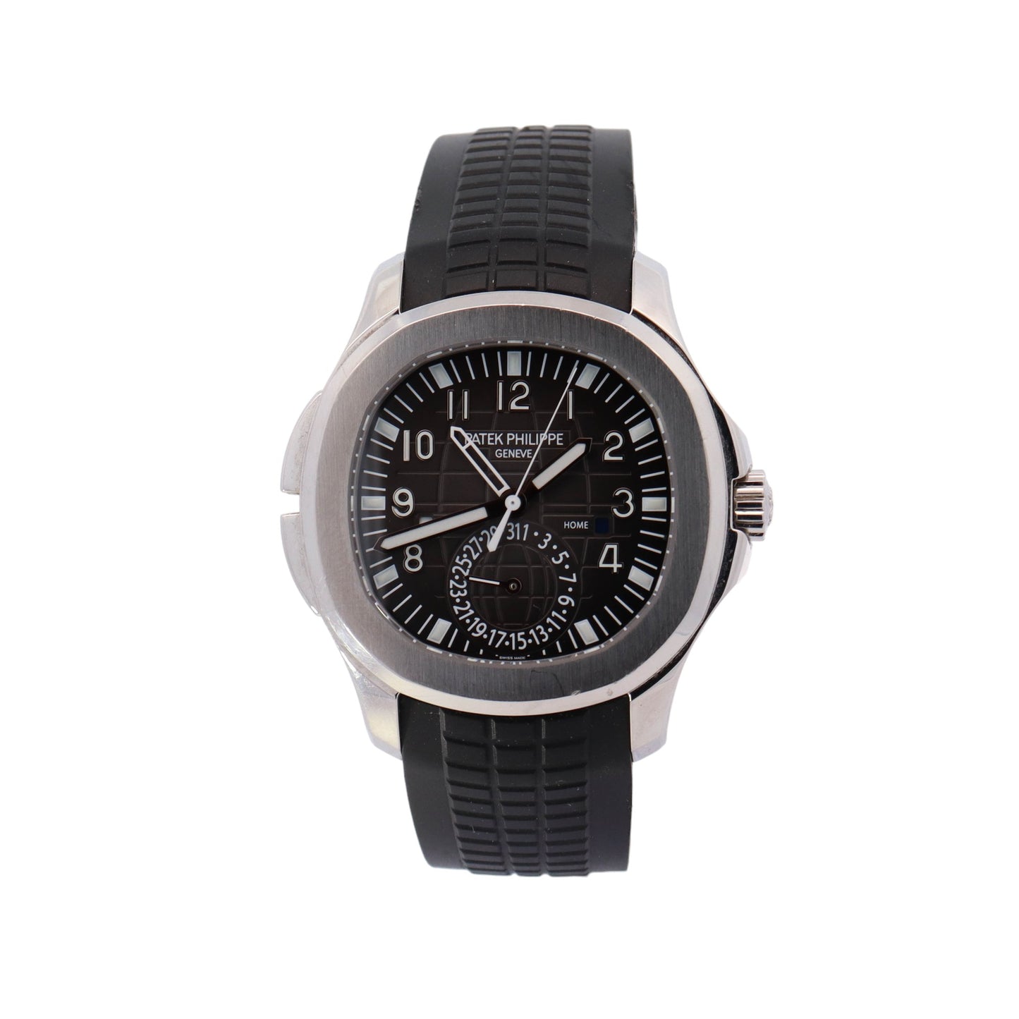 Patek Philippe Aquanaut Stainless Steel 40mm Black Arabic Dial Watch Ref# 5464A-001 - Happy Jewelers Fine Jewelry Lifetime Warranty