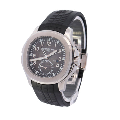 Patek Philippe Aquanaut Stainless Steel 40mm Black Arabic Dial Watch Ref# 5464A-001 - Happy Jewelers Fine Jewelry Lifetime Warranty