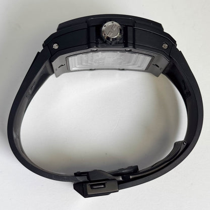 Hublot Spirit of Big Bang 45mm Black Skeleton Dial Watch Ref# 614.CI.1170.RX - Happy Jewelers Fine Jewelry Lifetime Warranty