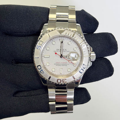 Rolex Yacht-Master 40mm Platinum Dial Watch Ref# 16622 - Happy Jewelers Fine Jewelry Lifetime Warranty