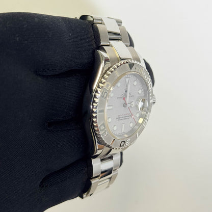 Rolex Yacht-Master 40mm Platinum Dial Watch Ref# 16622 - Happy Jewelers Fine Jewelry Lifetime Warranty