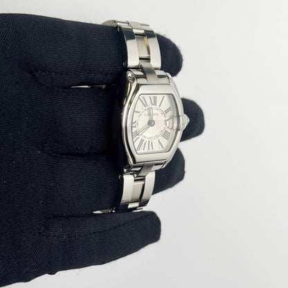 Cartier Roadster Stainless Steel 31mm Silver Dial Watch Ref# W62016V3