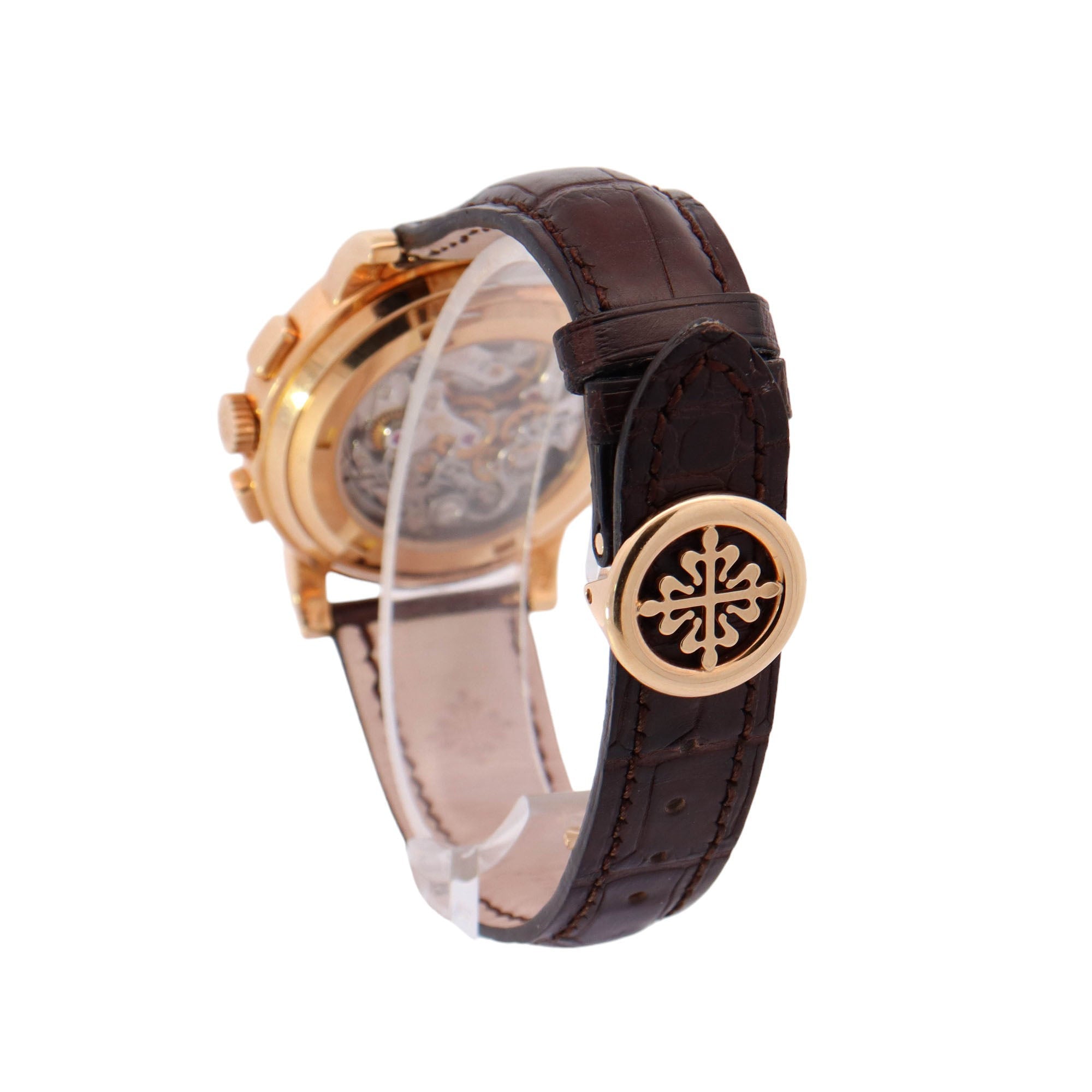 Patek Philippe Chronograph Yellow Gold 42mm Chocolate Brown Chronograph Dial Watch Reference# 5070J-001 - Happy Jewelers Fine Jewelry Lifetime Warranty