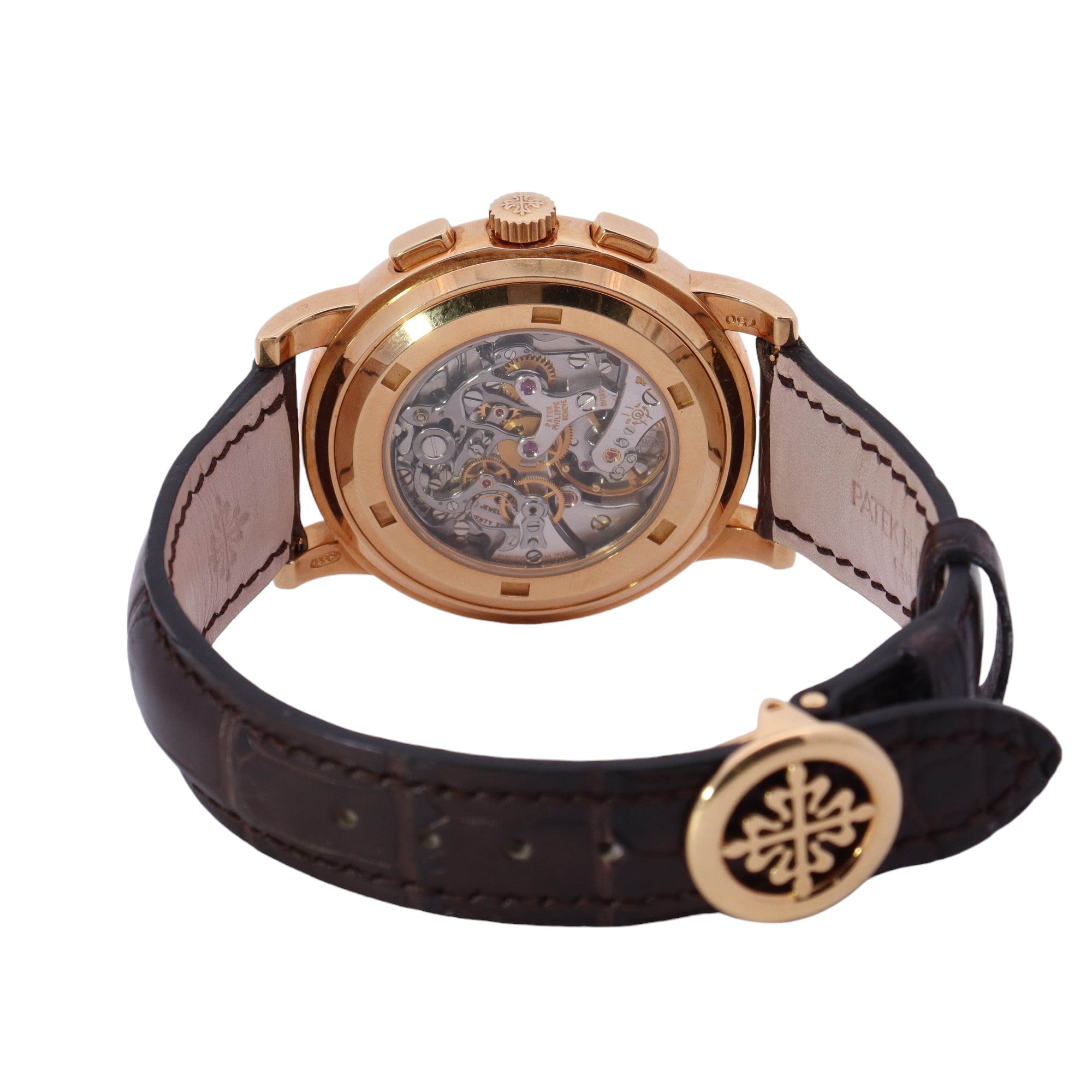 Patek Philippe Chronograph Yellow Gold 42mm Chocolate Brown Chronograph Dial Watch Reference# 5070J-001 - Happy Jewelers Fine Jewelry Lifetime Warranty