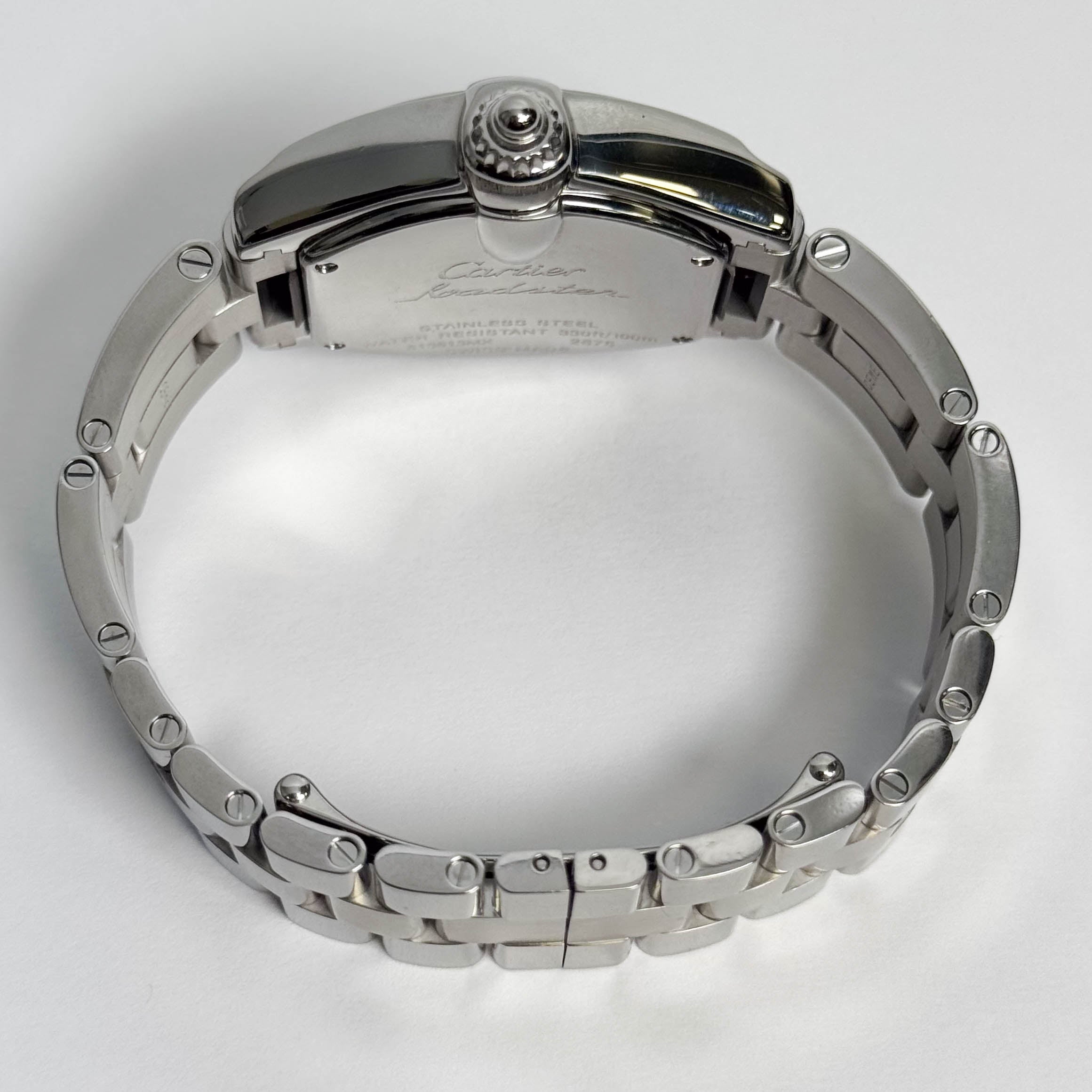 Cartier Roadster Stainless Steel 31mm Silver Dial Watch Ref# W62016V3