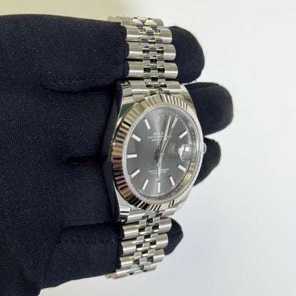 Rolex Datejust 41mm Rhodium Dial Watch Ref# 126334 - Happy Jewelers Fine Jewelry Lifetime Warranty