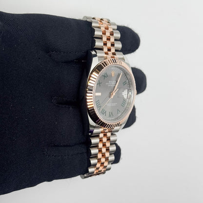 Rolex Datejust 41mm Wimbledon Dial Watch Ref# 126331 - Happy Jewelers Fine Jewelry Lifetime Warranty