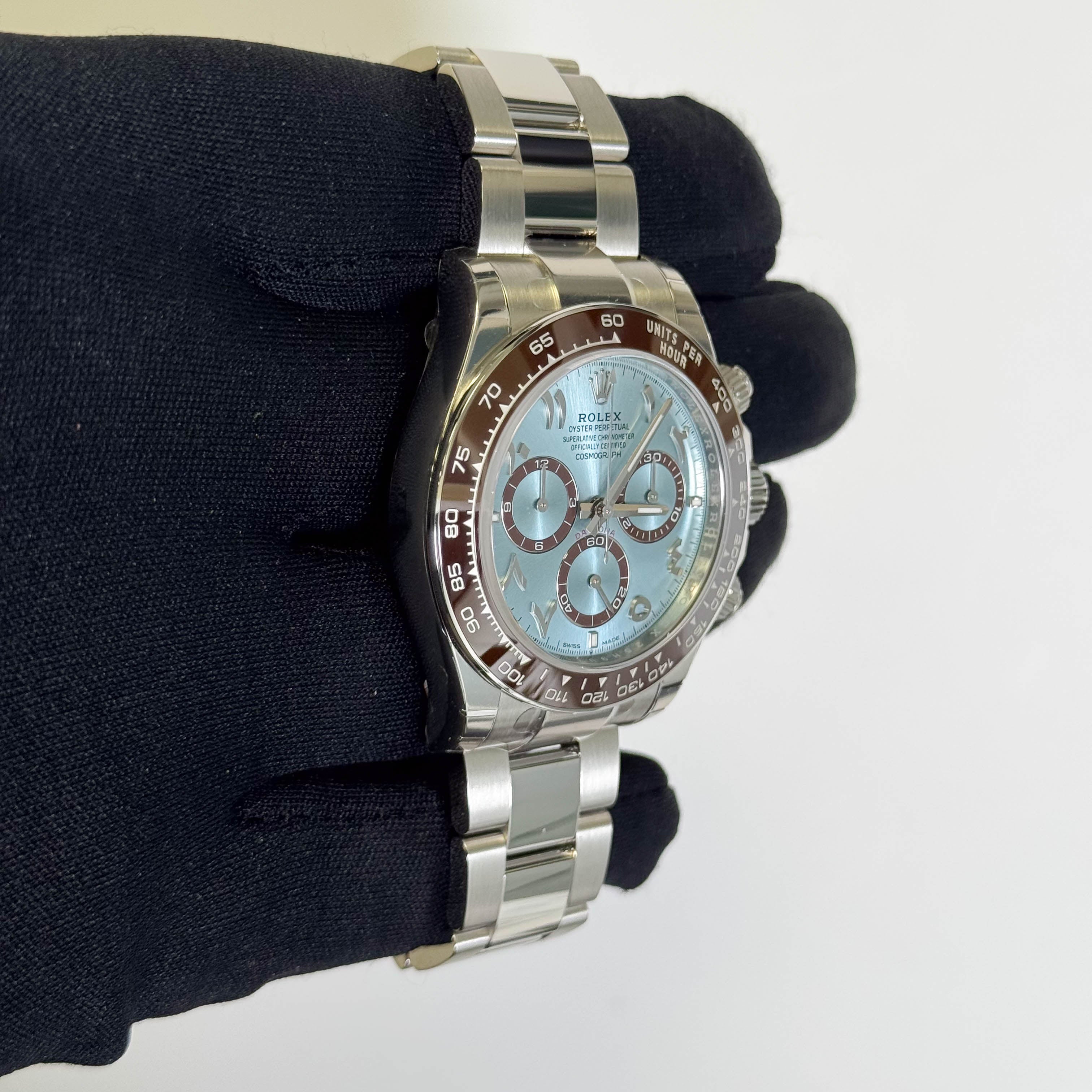 Rolex Daytona 40mm Ice Blue Dial Watch Ref# 126506 - Happy Jewelers Fine Jewelry Lifetime Warranty