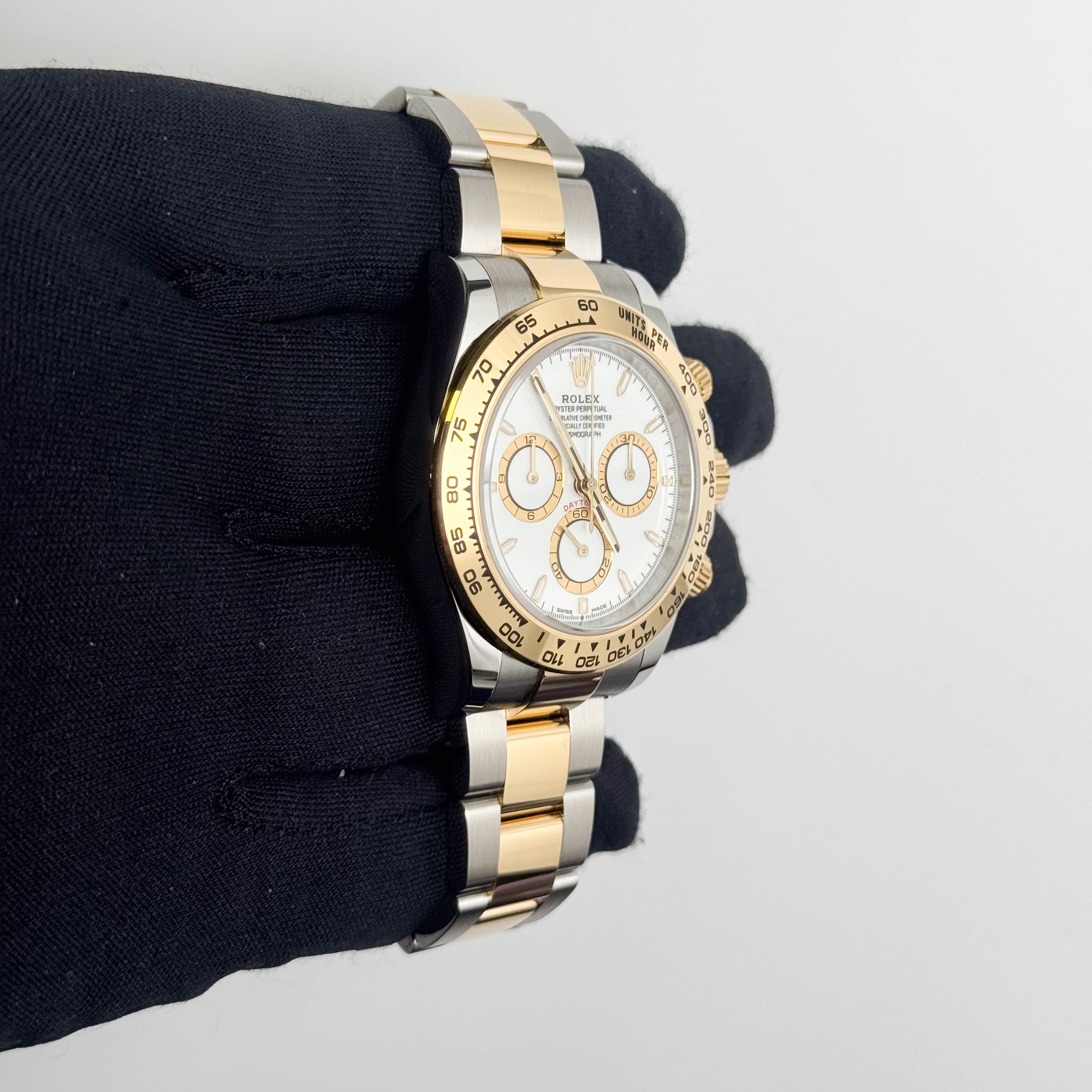 Rolex Daytona 40mm White Dial Watch Ref # 126503 - Happy Jewelers Fine Jewelry Lifetime Warranty