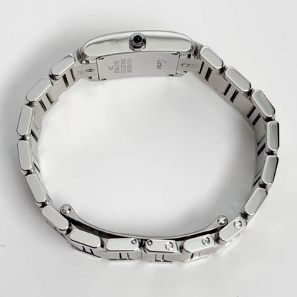 Cartier Tank Stainless Steel 20mm Ivory Dial Watch Ref# W51008Q3 - Happy Jewelers Fine Jewelry Lifetime Warranty