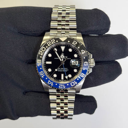 Rolex GMT Master II 40mm Black Dial Watch Ref# 126710BLNR - Happy Jewelers Fine Jewelry Lifetime Warranty