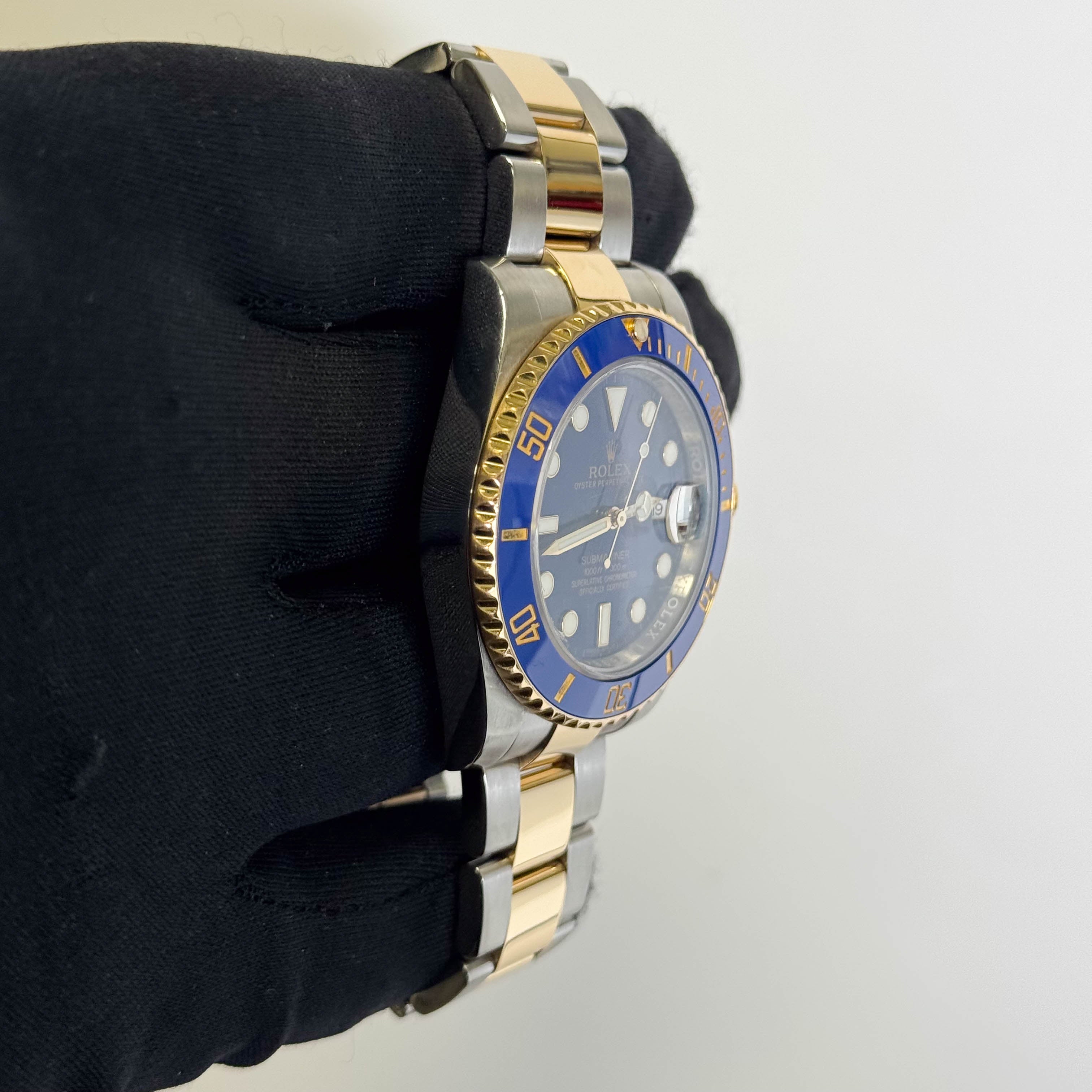Rolex Submariner 40mm Blue Dial Watch Ref# 116613LB