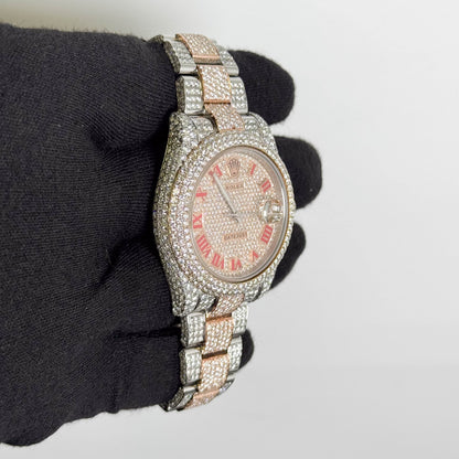 Rolex Datejust 41mm Pave Dial Watch Ref# 116300