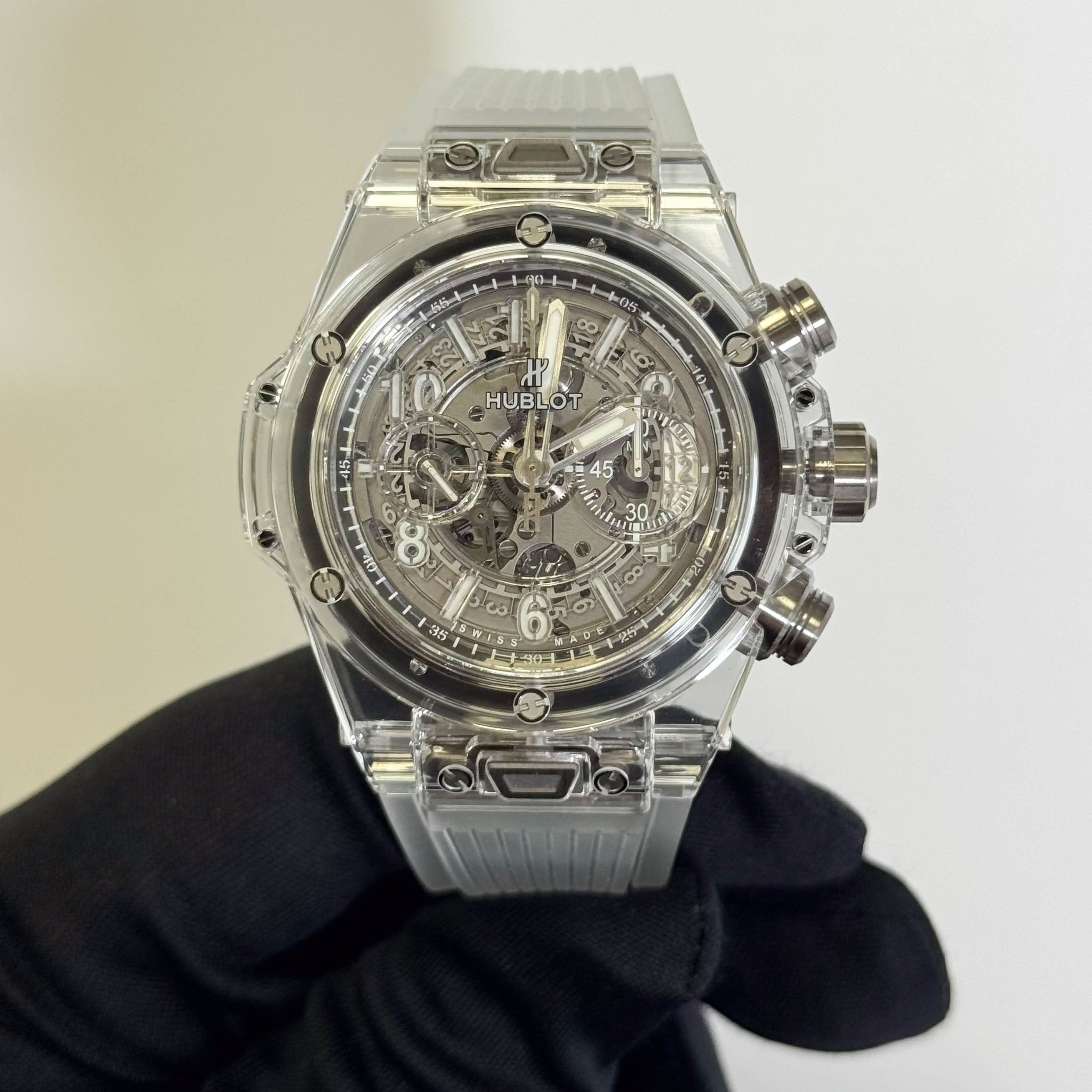 Hublot Big Bang Unico 42mm Skeleton Dial Watch Ref# 441.JX.4802.RT - Happy Jewelers Fine Jewelry Lifetime Warranty