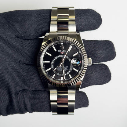 Rolex Sky-Dweller 42mm Black Dial Watch Ref# 336934 - Happy Jewelers Fine Jewelry Lifetime Warranty
