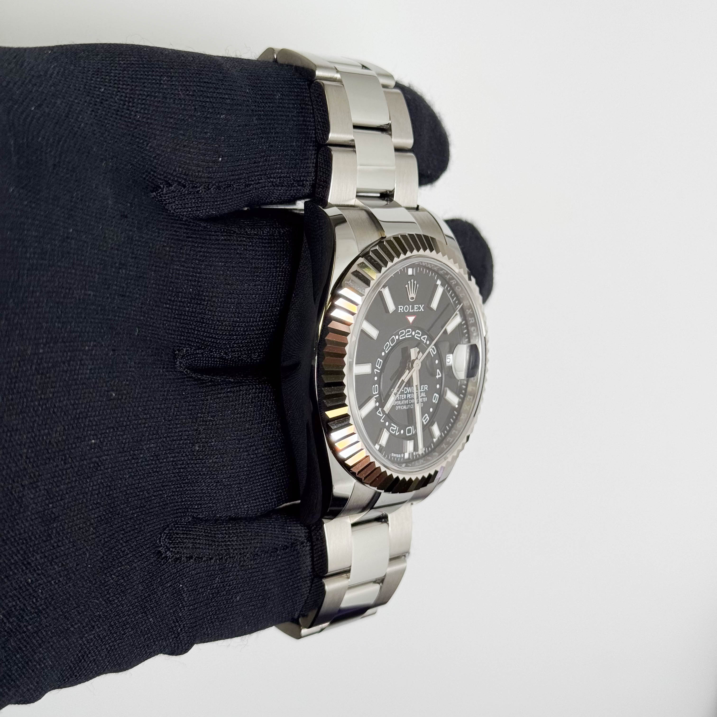 Rolex Sky-Dweller 42mm Black Dial Watch Ref# 336934 - Happy Jewelers Fine Jewelry Lifetime Warranty