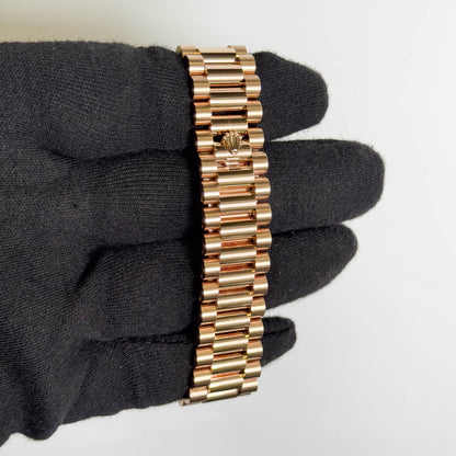 Rolex Day-Date 36mm Pave Dial Watch Ref# 128235