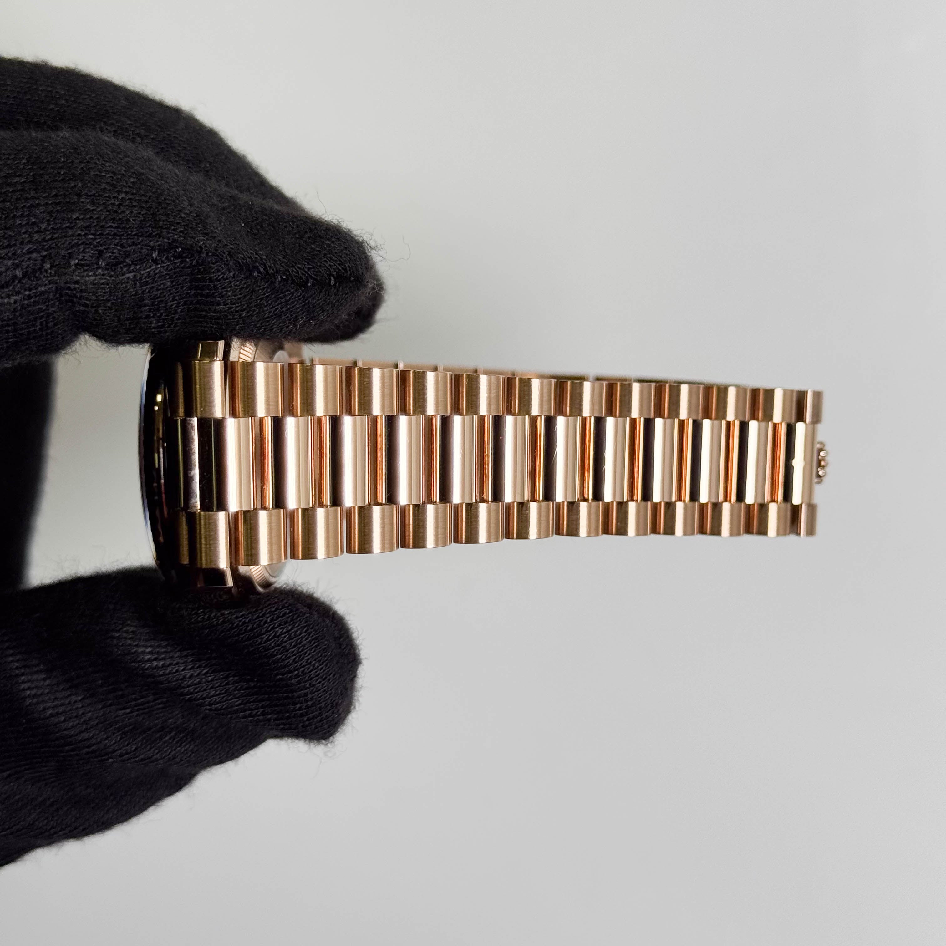 Rolex Day-Date 36mm Pave Dial Watch Ref# 128235