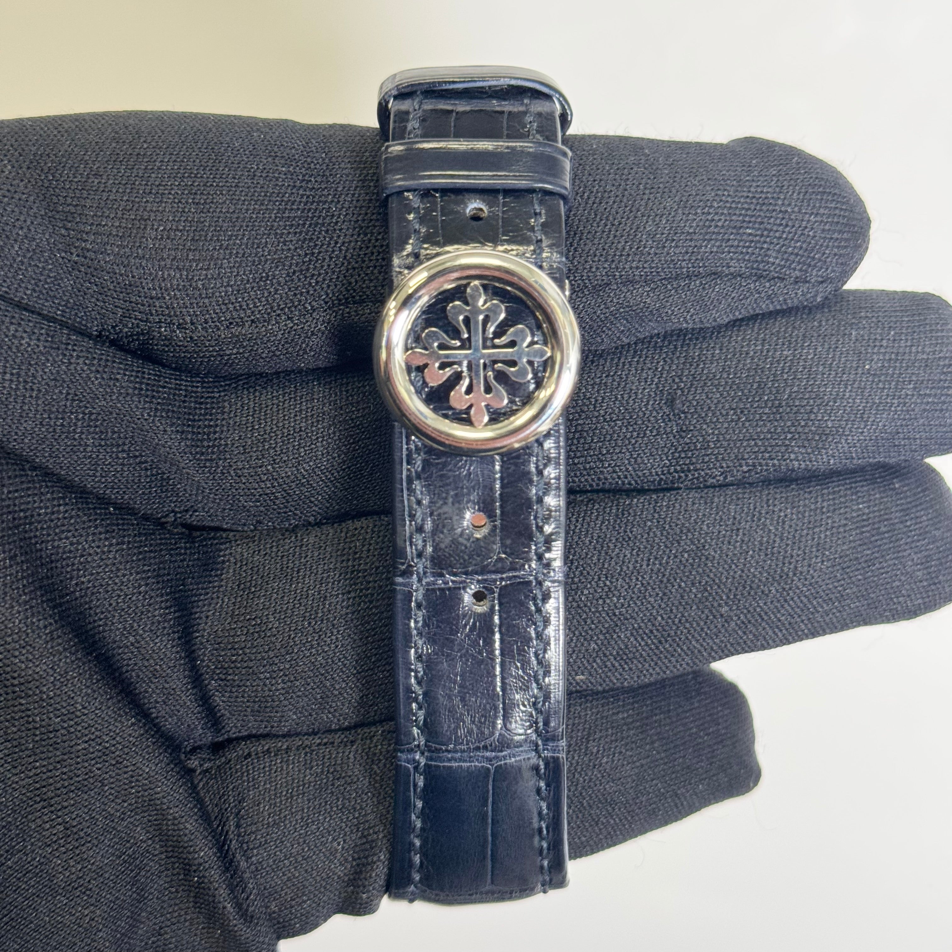 Patek Philippe Perpetual Calender 41mm Blue Dial Watch Ref# 5236P-001 - Happy Jewelers Fine Jewelry Lifetime Warranty