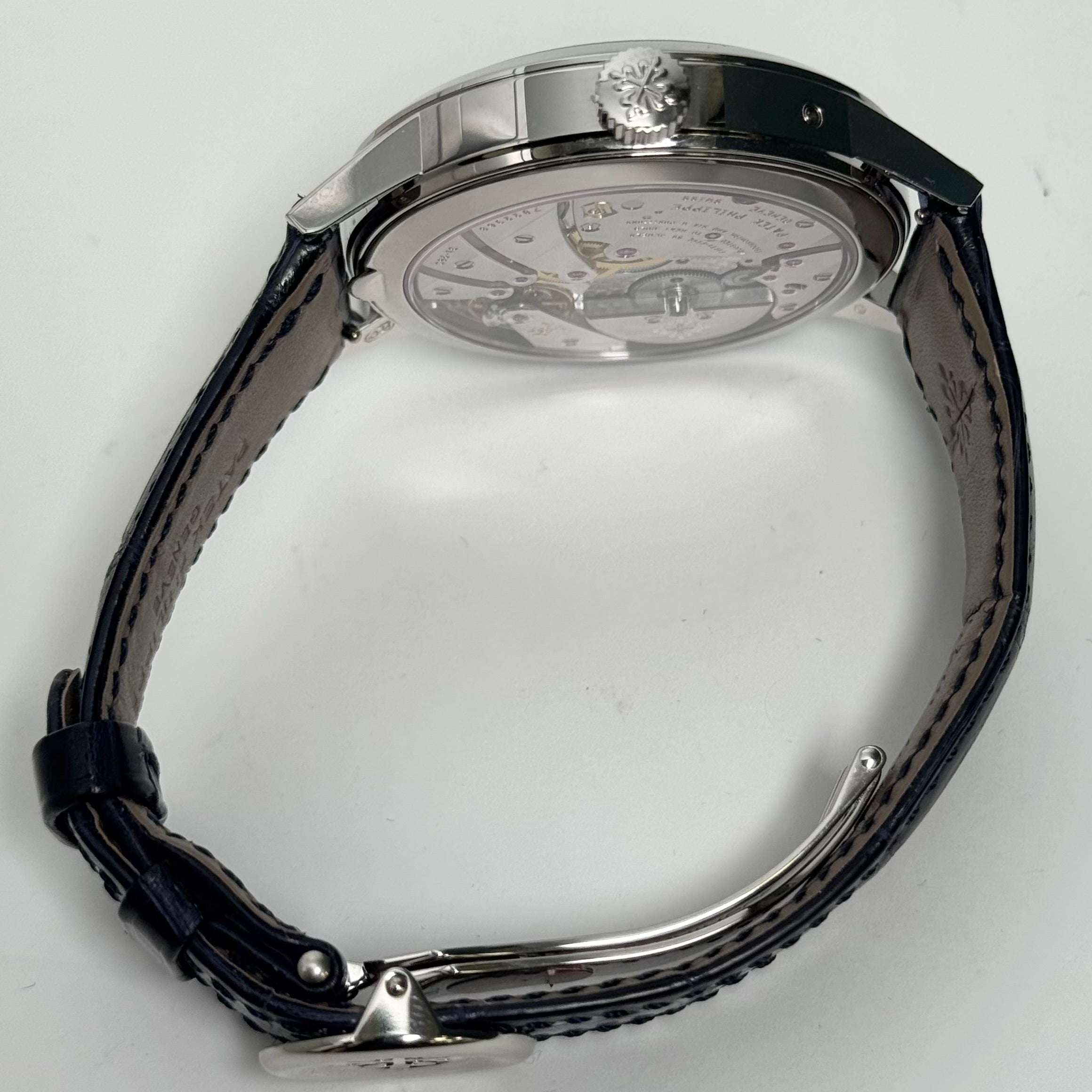 Patek Philippe Perpetual Calender 41mm Blue Dial Watch Ref# 5236P-001 - Happy Jewelers Fine Jewelry Lifetime Warranty
