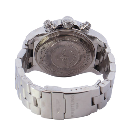 Breitling Super Avenger 48mm Stainless Steel Black Chronograph Dial Watch Reference# A13370 - Happy Jewelers Fine Jewelry Lifetime Warranty