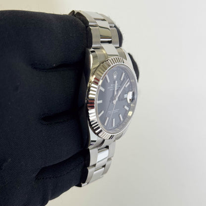 Rolex Datejust 41mm Black Dial Watch Ref# 126334